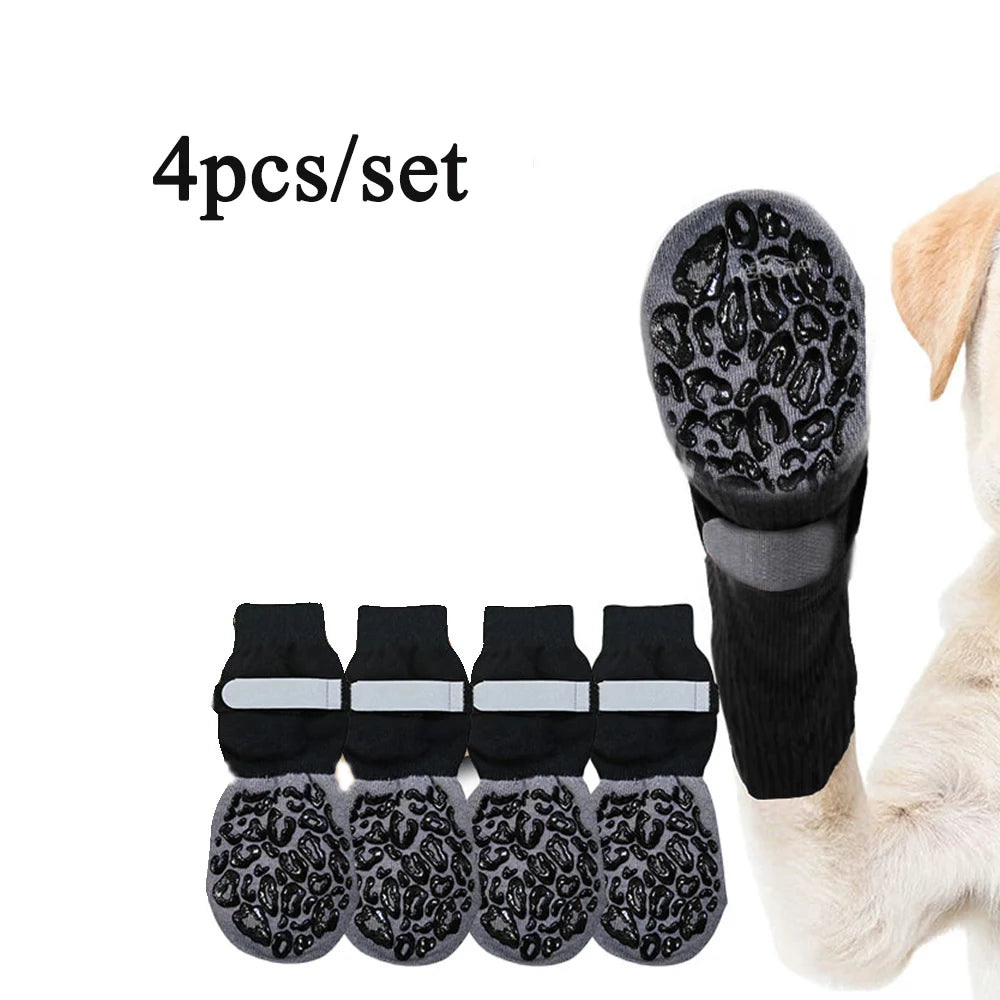 Anti-Slip Dog Socks to Prevent Licking Paws and Hardwood Floors Anti Slip